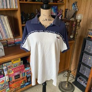 90s Tommy Hilfiger Quarter Zip Polo Shirt